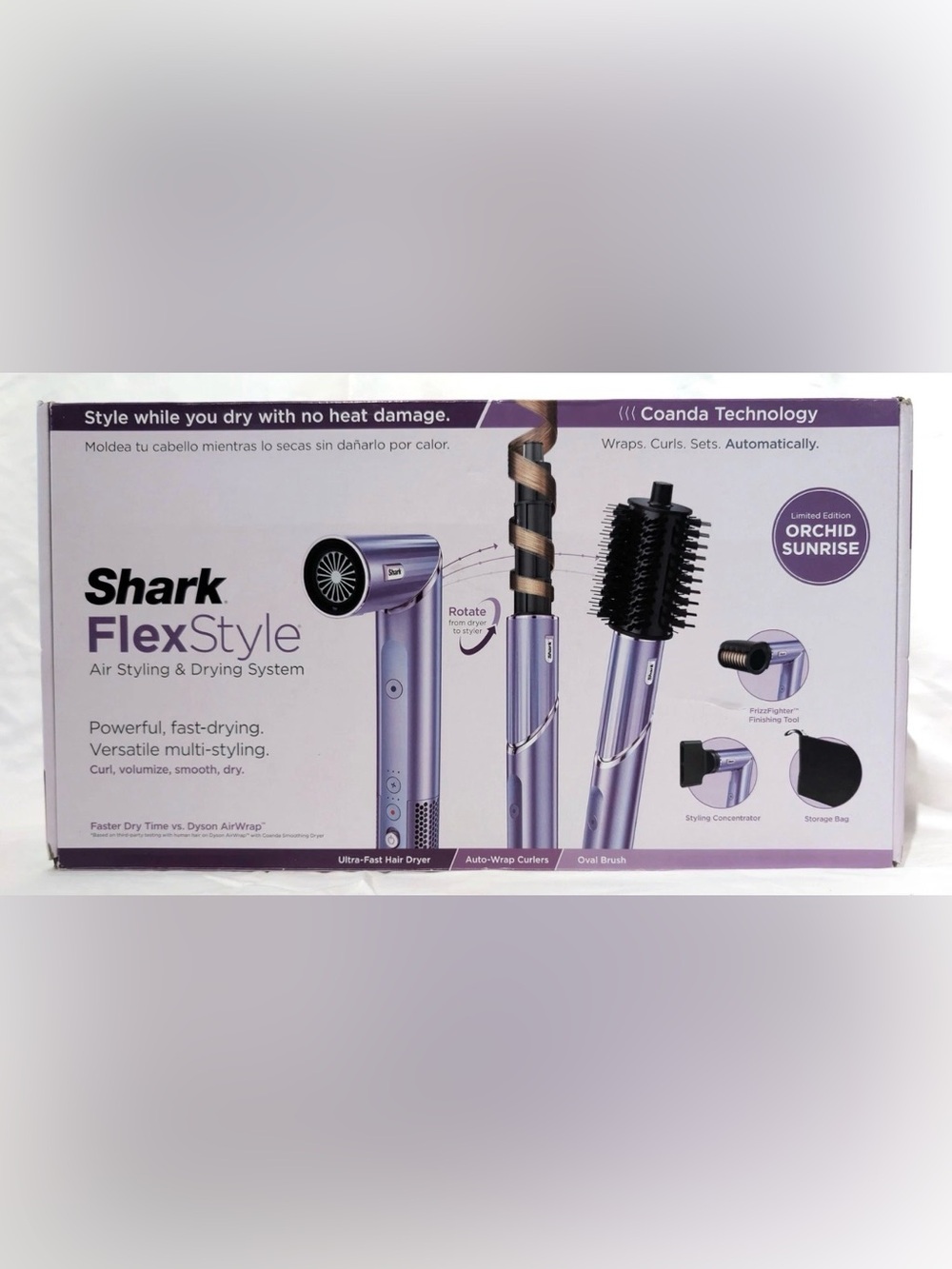 Shark FlexStyle Air Styling & Drying System - Orchid Sunrise - HD434PU - NEW